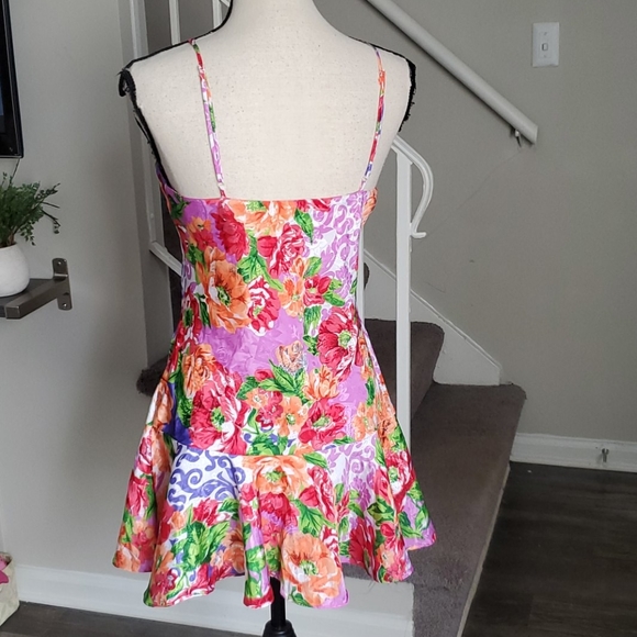 Vintage Victorias Secret Gold Label Floral Chemise - Picture 2 of 6